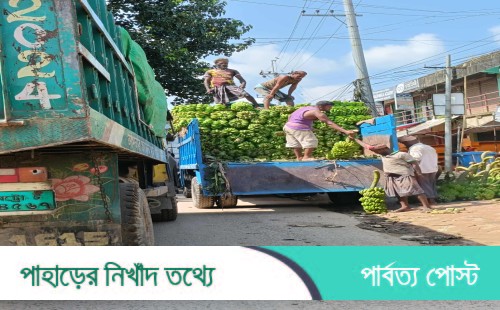 রাস্তা দখল করে গাড়িতে কলা উত্তোলন, যানজটে অতিষ্ঠ জনগণ
