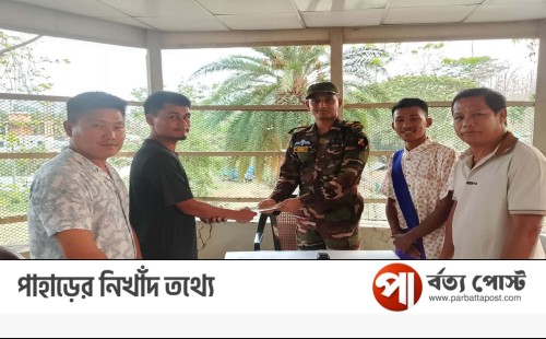 সাংগ্রাই জল উৎসবে সেনাবাহিনীর সহায়তা